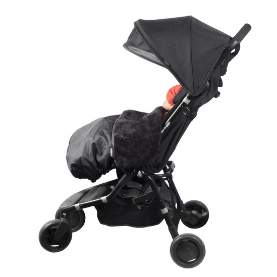 Vagnsfilt AddBaby® Svart