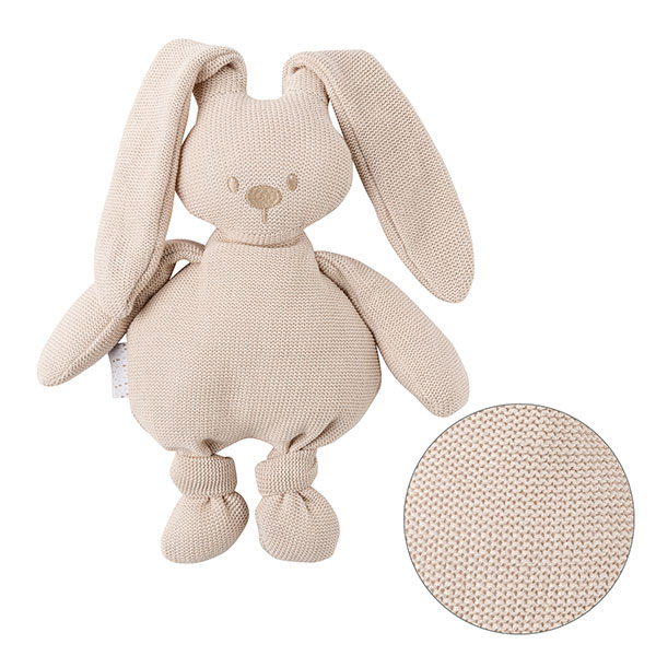 KANIN STICKAD BEIGE