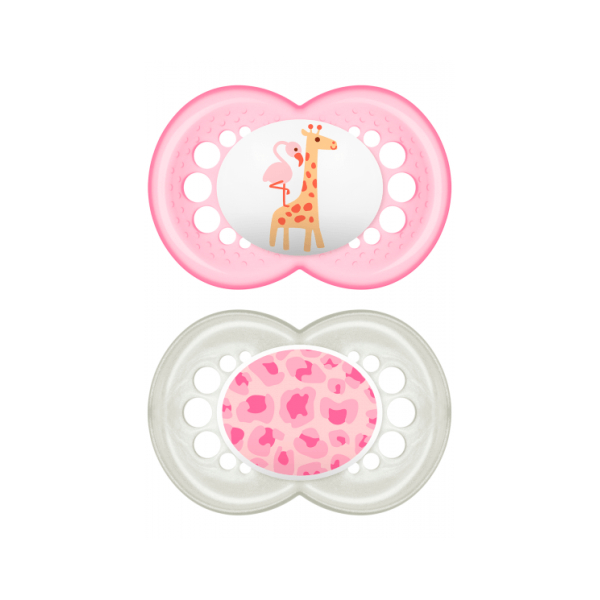 MAM original 16-36m Silicon Pink katt/giraff