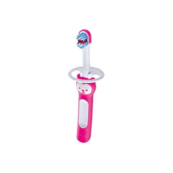 FÖRSTA TANDBORSTEN 6 + ROSA/GRÖN