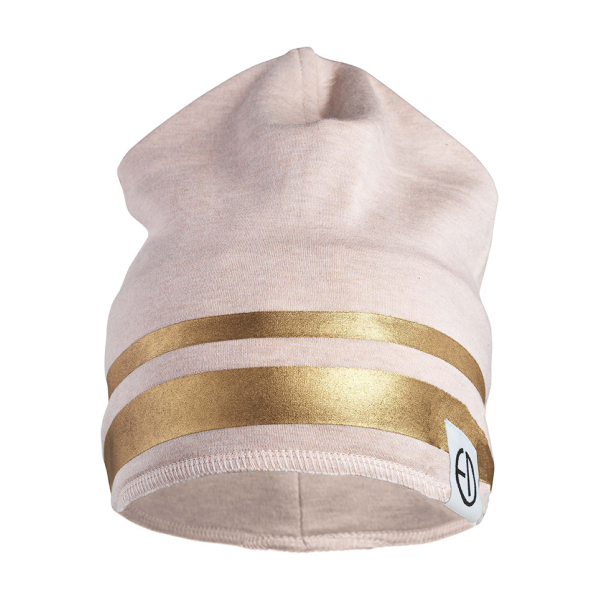 WINTER BEANIE POWDER PINK 6-12 M
