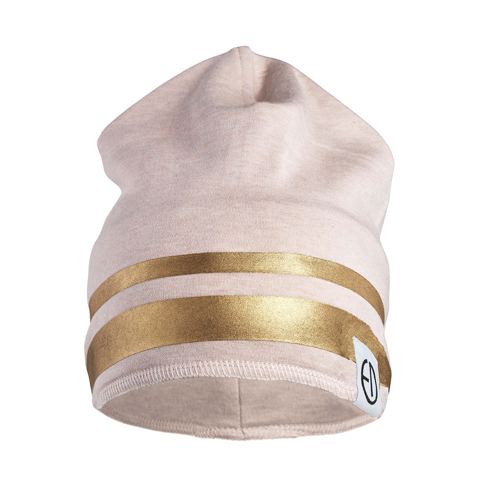 WINTER BEANIE POWDER PINK 6-12 M