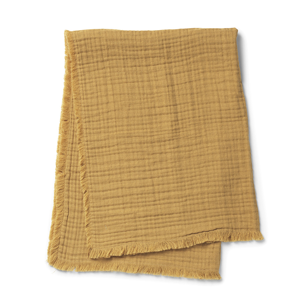 Soft Cotton Blanket Gold Soft Cotton Blanket Gold