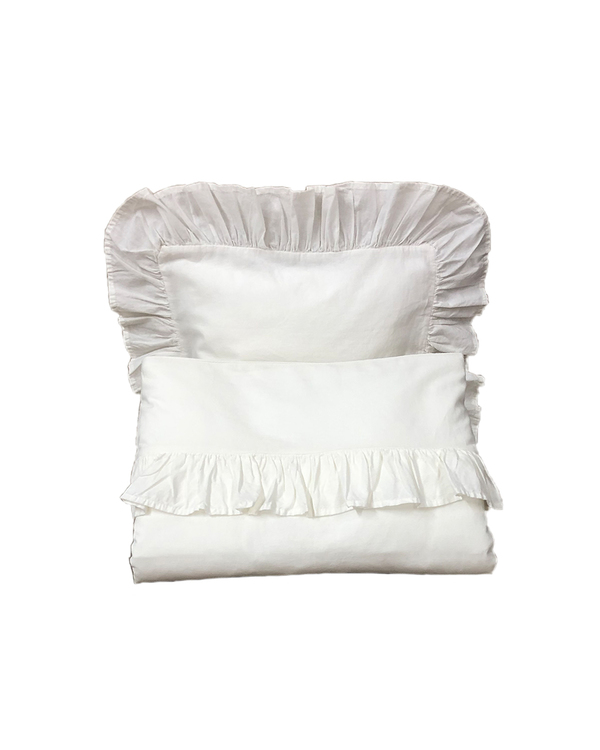 PÅSLAKAN SÄNG VOLANG VIT