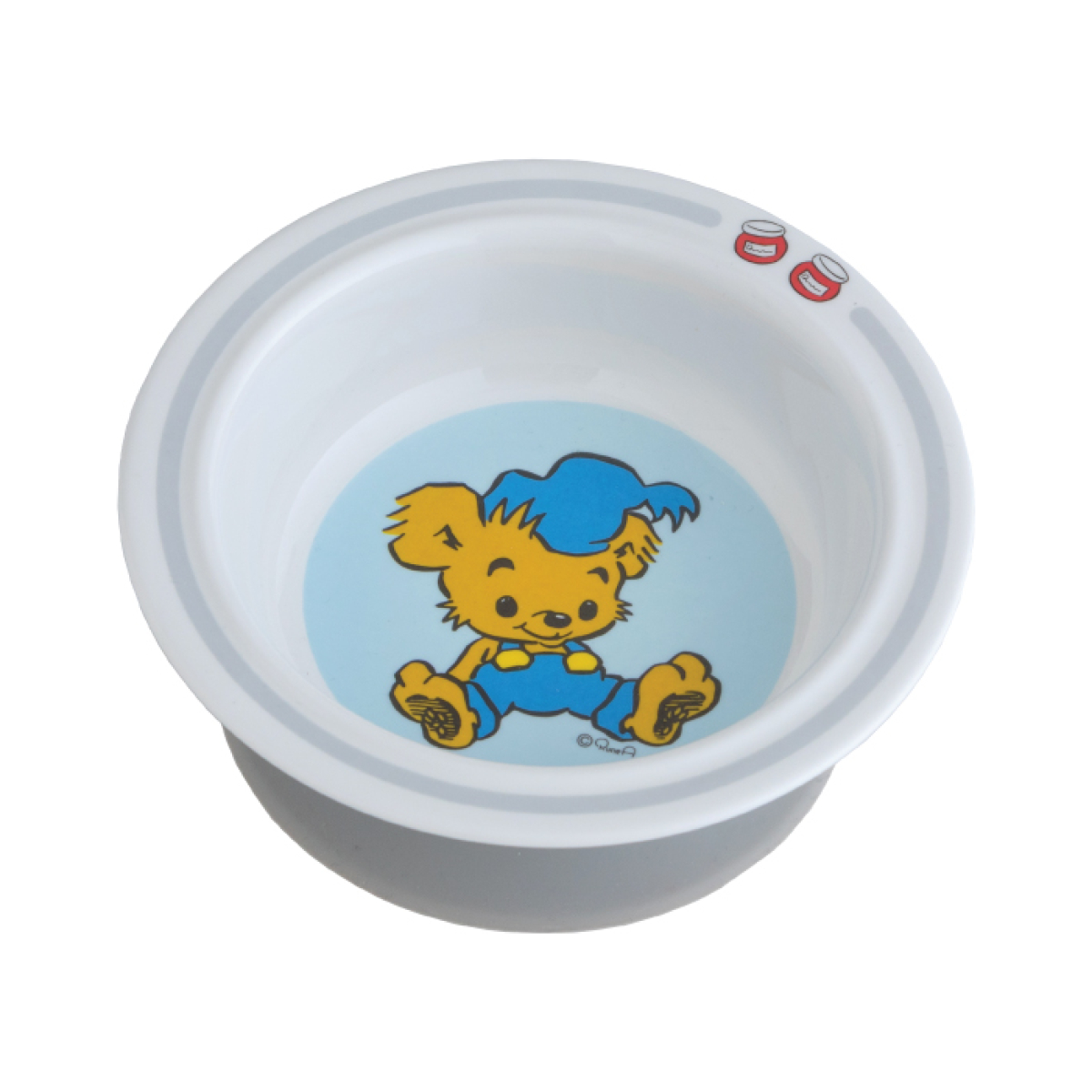 Rätt Start Sugkoppstallrik Bamse Vit/Blå