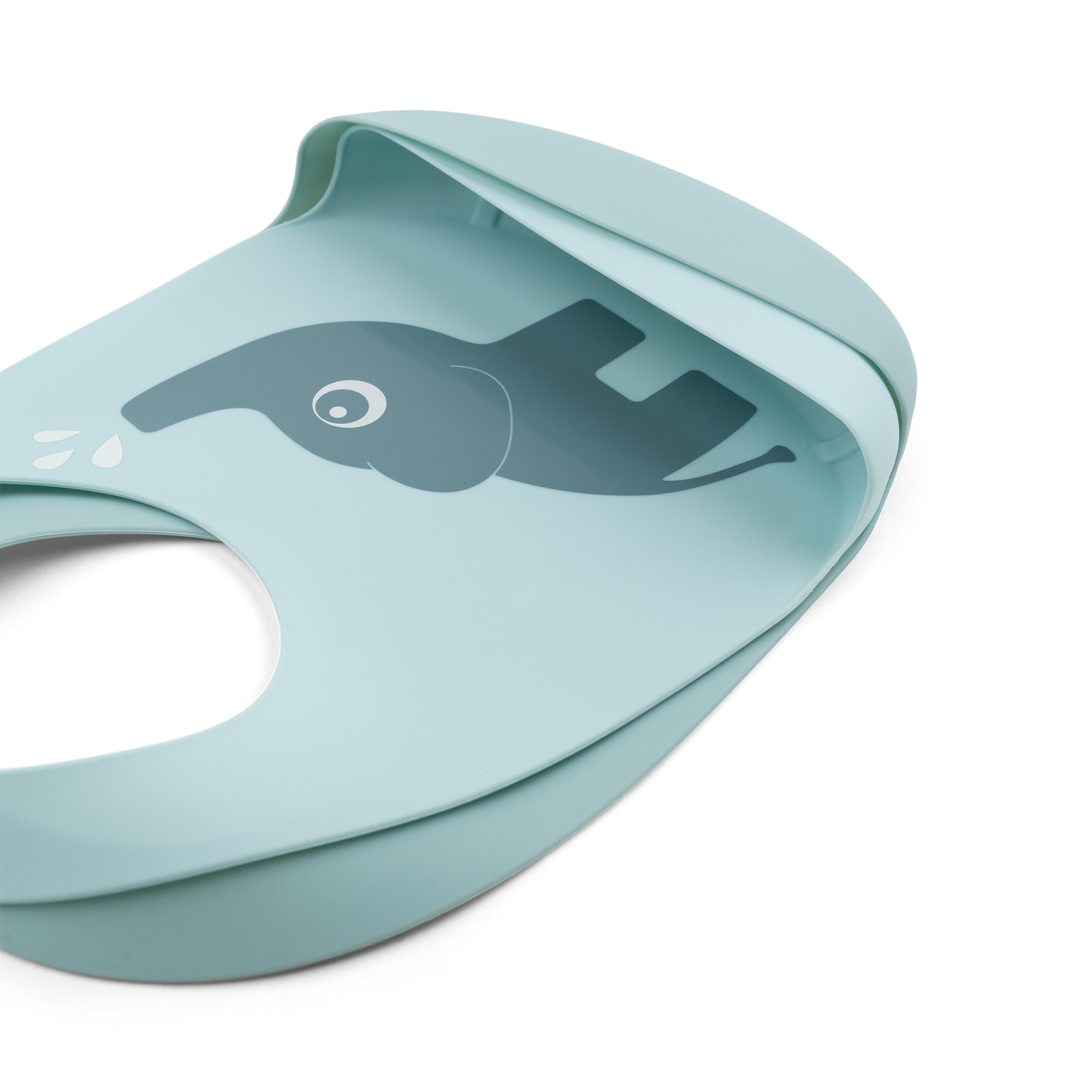 Silicone bib 2-pack - Elphee - Blue