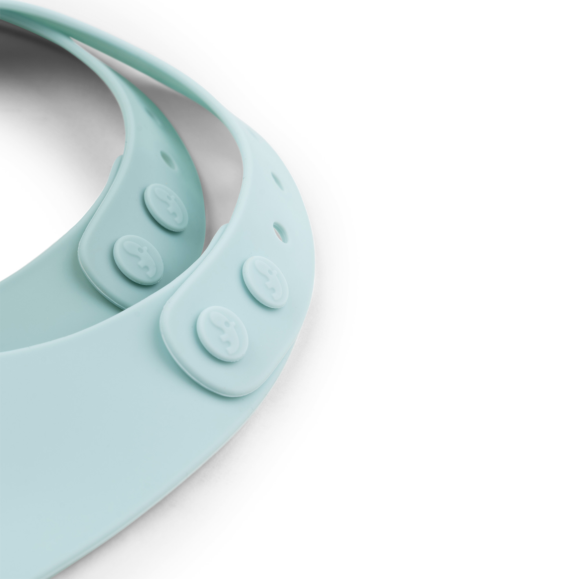 Silicone bib 2-pack - Elphee - Blue