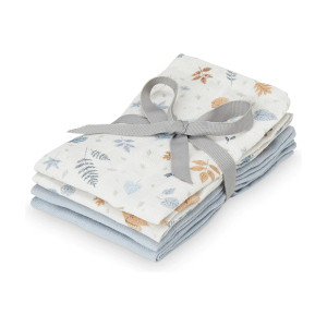 Tvättduk 4-Pack GOTS Forest Mix 30x30 cm