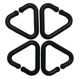 Barnvagnsring Krokar Barnvagnsgardin Svart 4-pack