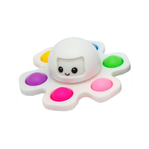 Fidget Spinner Pop It Vit 8 cm