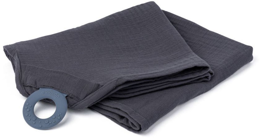 Miixi - Barn & baby>Sova>Snuttefiltar - Doomoo - Amnings/Snuttefilt med Bitis Grå Quilt 100x85 cm