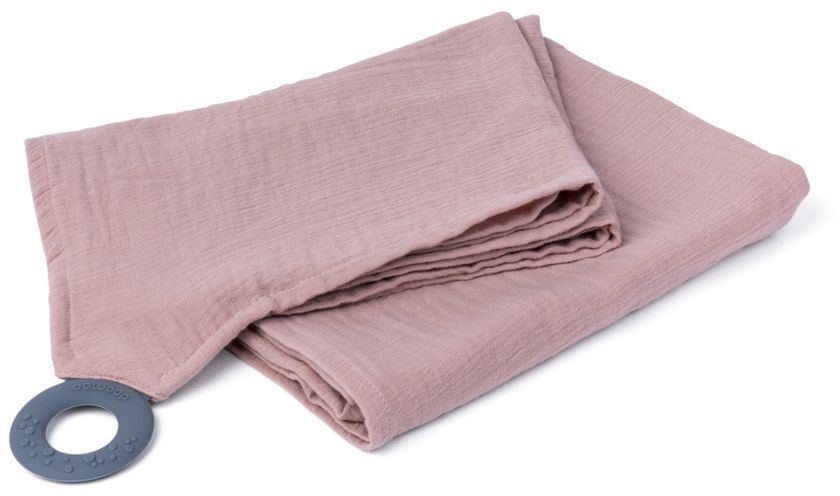 Miixi - Barn & baby>Sova>Snuttefiltar - Doomoo - Amnings/Snuttefilt med Bitis Rosa Quilt 100x85 cm