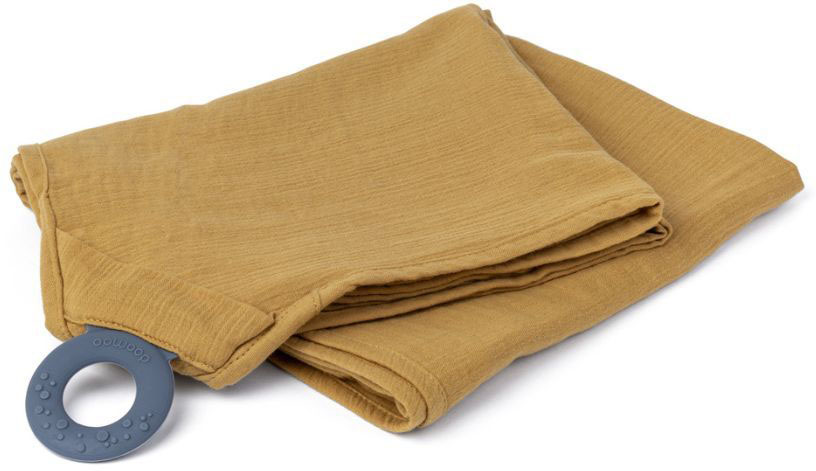 Miixi - Barn & baby>Sova>Snuttefiltar - Doomoo - Amnings/Snuttefilt med Bitis Ockra Quilt 100x85 cm