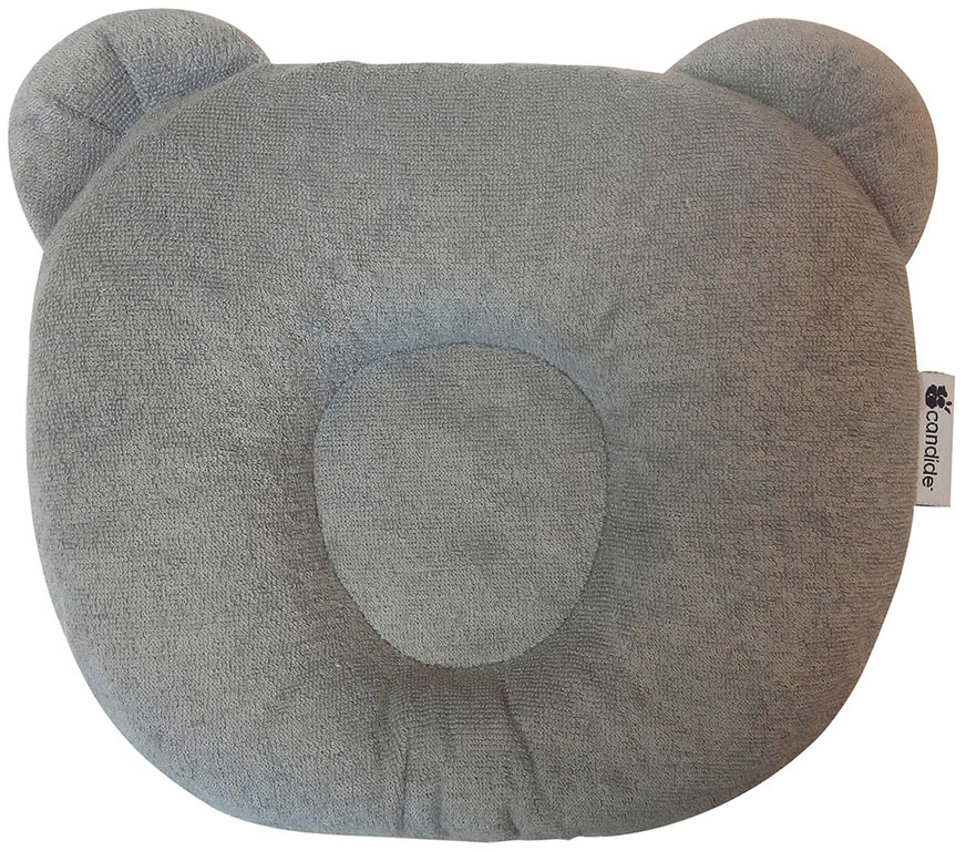 Miixi - Home>Barnrummet>Sängkläder för barn>Sängkuddar barn - Candide - Panda Babykudde Grå 21x19 cm