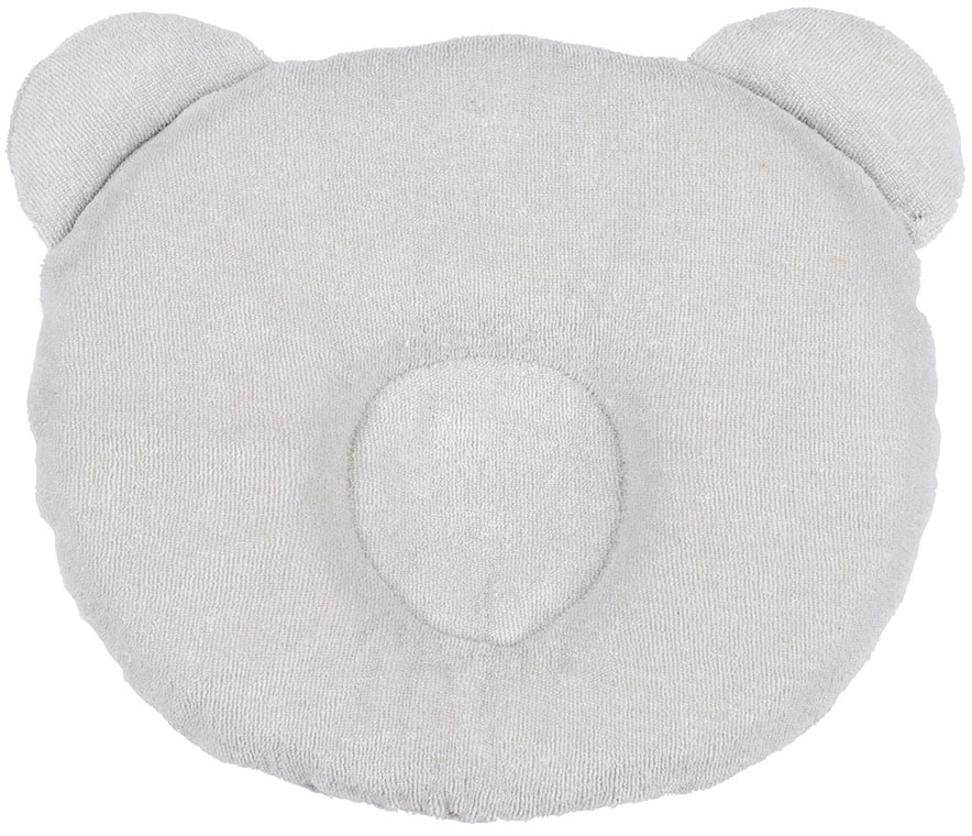 Miixi - Home>Barnrummet>Sängkläder för barn>Sängkuddar barn - Candide - Panda Babykudde Ljusgrå 21x19 cm
