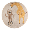 Miixi - Home>Barnrummet>Inredning - Sebra - Matta Vävd Toes & Builders 120x120 cm