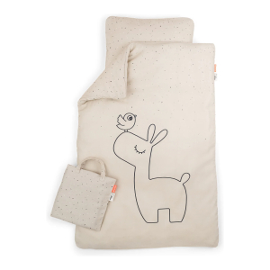 Miixi - Home>Barnrummet>Sängkläder - Done By Deer - Påslakanset Baby Lalee 100x130 cm Sand GOTS