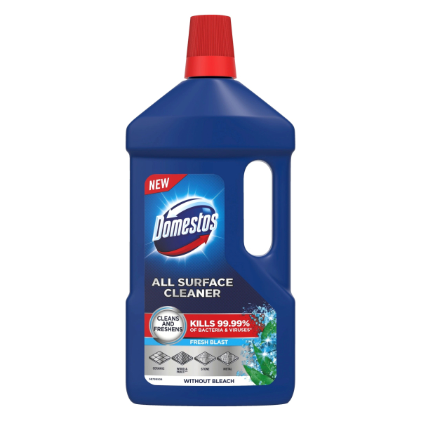 Miixi - Home>Städ & rengöring>Städprodukter - Domestos - All Surface Cleaner 1 liter Fresh Blast Rengöringsmedel