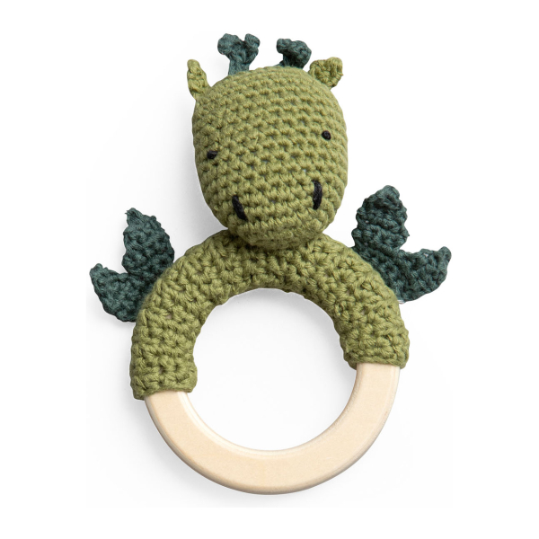 Miixi - Leksaker>Babyleksaker>Aktivitetsleksaker - Sebra - Skallra Virkad med Bitring Dragon