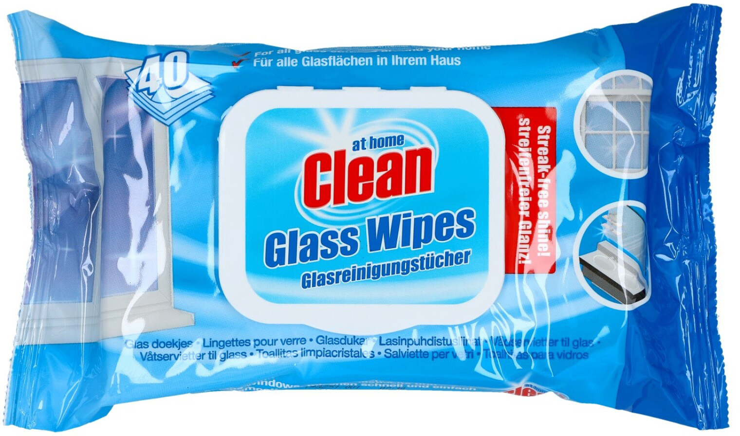 Miixi - Home>Städ & rengöring>Städprodukter - AtHome - 40-pack Fönsterrengöring Servetter Miixi - Home>Städ & rengöring>Städprodukter - AtHome - 40-pack Fönsterrengöring Servetter