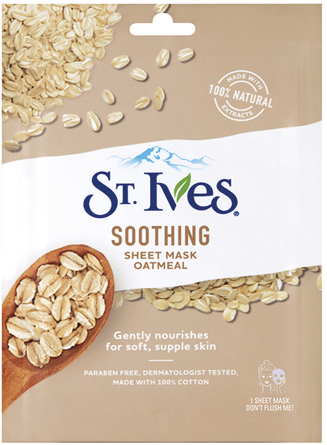 Miixi - Skönhet & hälsa>Hudvård>Ansikte - St Ives - Sheet Mask & Ansiktsmask Oatmeal