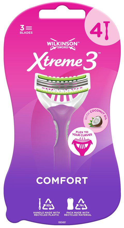 Miixi - Skönhet & hälsa>För honom - Wilkinson Sword - Xtreme 3 Beauty Rakhyvel Dam 4 st