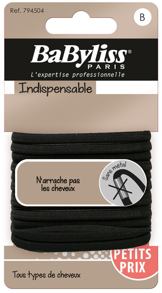 Miixi - Kläder>Accessoarer>Hårsnoddar & hårband - BaByliss - Svart Snodd 12 st