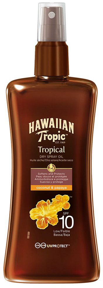 Miixi - Skönhet & hälsa>Hudvård - Hawaiian Tropic - Protective Dry Spray Oil SPF10 200 ml