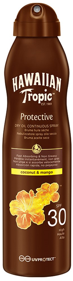 Miixi - Skönhet & hälsa>Hudvård - Hawaiian Tropic - Dry Oil Coco&Mango C-Spray SPF30 180