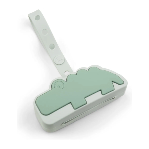 Miixi - Barn & baby>Nappar & nappband>Nappband - Done By Deer - Nappbehållare Silikon Croco Green 18 cm