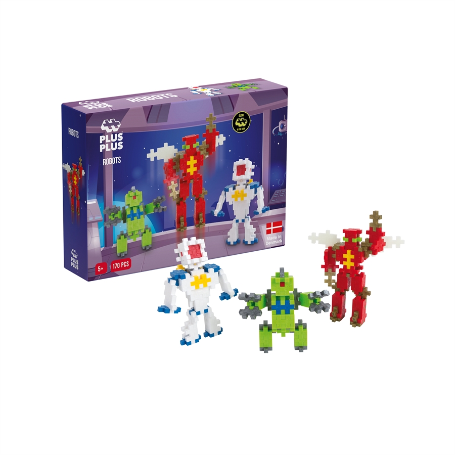 Miixi - Leksaker>Lek & lär>Bygg & Lego - Plus-Plus - Robotar 170 Bitar