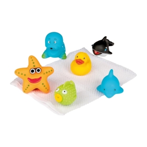 Miixi - Leksaker>Badleksaker - Happy People - Badleksaker i Påse 6-pack 8 cm