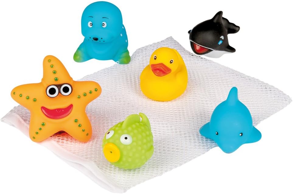 Miixi - Leksaker>Badleksaker - Happy People - Badleksaker i Påse 6-pack 8 cm