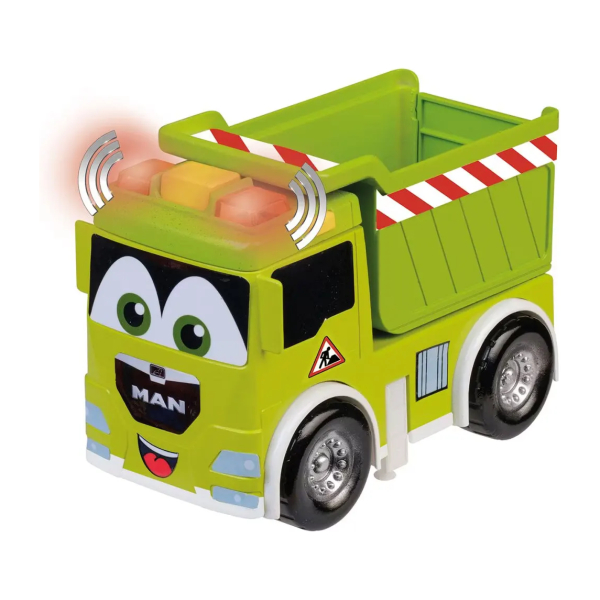 Miixi - Leksaker>Leksaksbilar - Happy People - Tippbil med Ljud och Ljus 13 cm