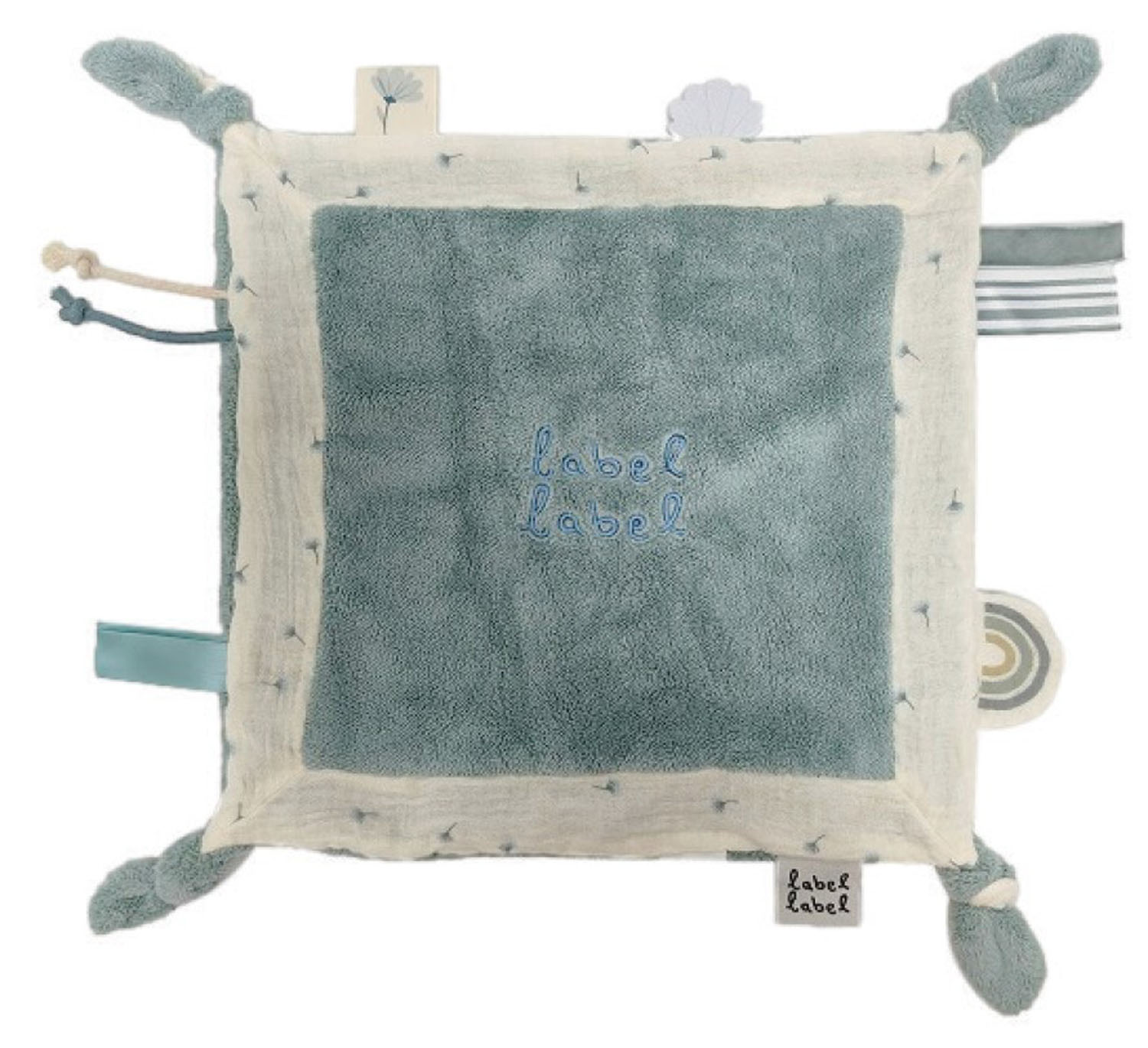 Miixi - Barn & baby > Sova > Snuttefiltar - Label Label - Snutte Blågrön Miixi - Barn & baby > Sova > Snuttefiltar - Label Label - Snutte Blågrön