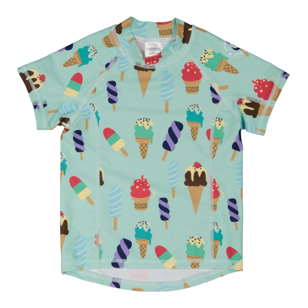 Miixi - Kläder / UV & badkläder / UV-dräkter - Geggamoja - Uv-T-shirt Mint Ice Cream