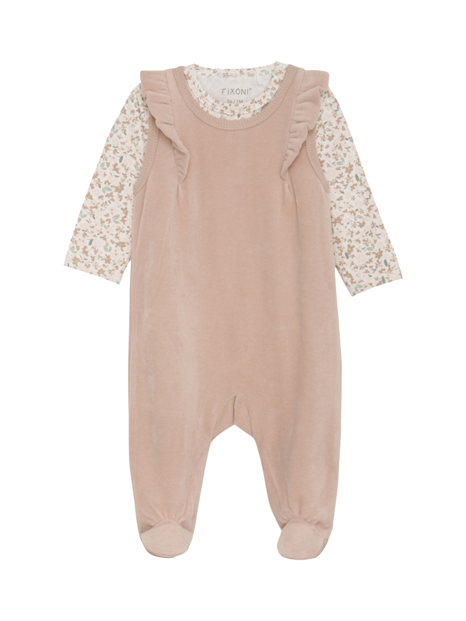 Miixi - Kläder/Baby - Fixoni - Set Body & Velour Romper