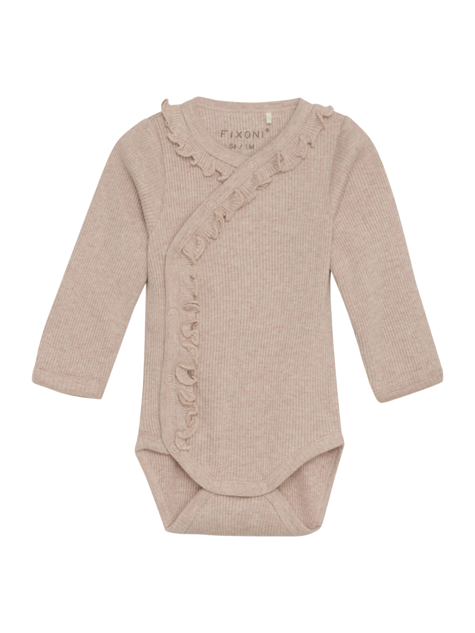 Miixi - Kläder/Baby - Fixoni - Wrap Body LS Rib Miixi - Kläder/Baby - Fixoni - Wrap Body LS Rib