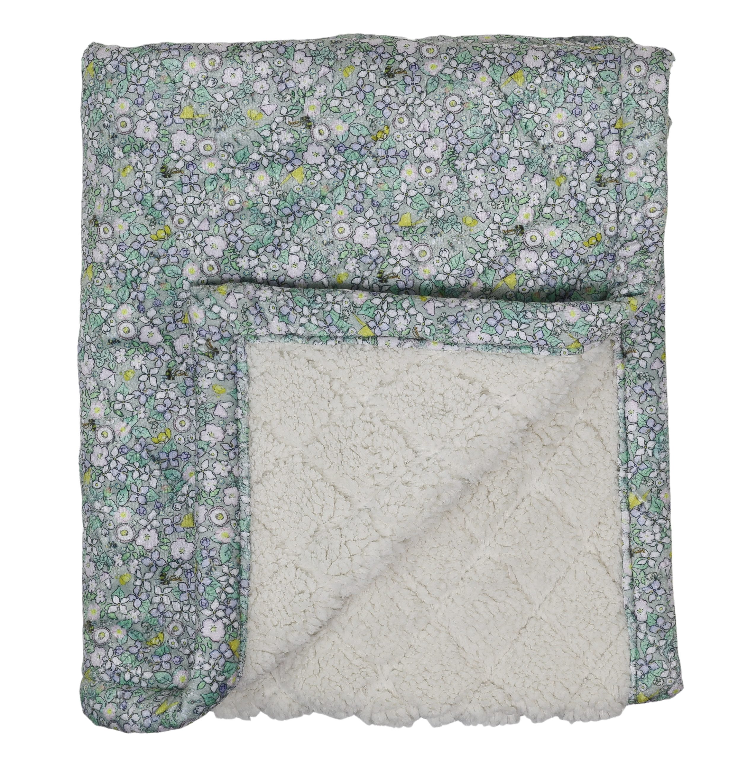 Miixi - Barn & baby / Sova / Filtar - Rätt Start - Beskow Blomsterfesten Quiltad filt 75x100 cm