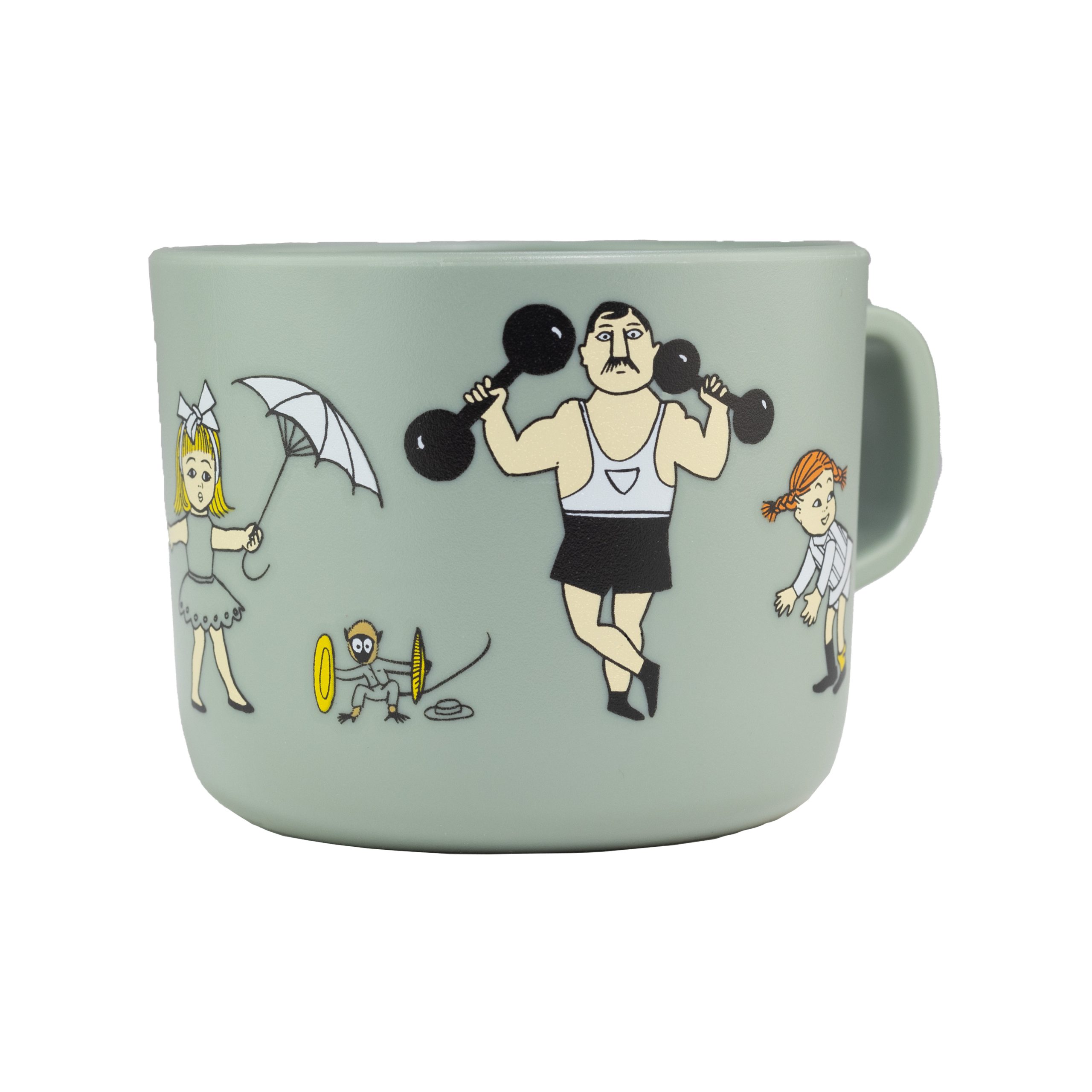 Miixi - Barn & baby / Äta & dricka / Pipmuggar - Rätt Start - Pippi Cirkus Mugg med handtag Grön Miixi - Barn & baby / Äta & dricka / Pipmuggar - Rätt Start - Pippi Cirkus Mugg med handtag Grön