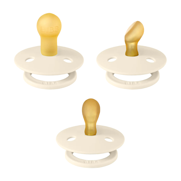 Miixi - Barn & baby / Nappar & nappband / Nappar - Bibs - Nappar Try It Collection Ivory Stl 1 3-pack