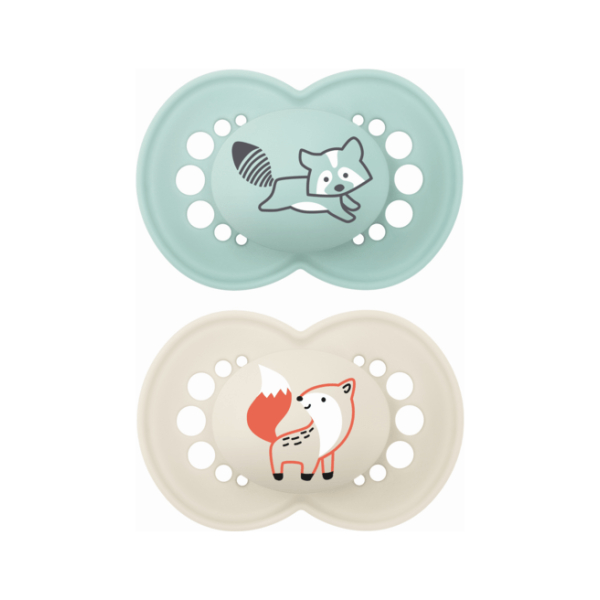 Miixi - Barn & baby / Nappar & nappband / Nappar - Mam - Original 16-36m Silicone 2p Blå