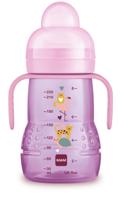 Miixi - Barn & baby / Äta & dricka / Nappflaskor - Mam - Trainer 220 ml Rosa