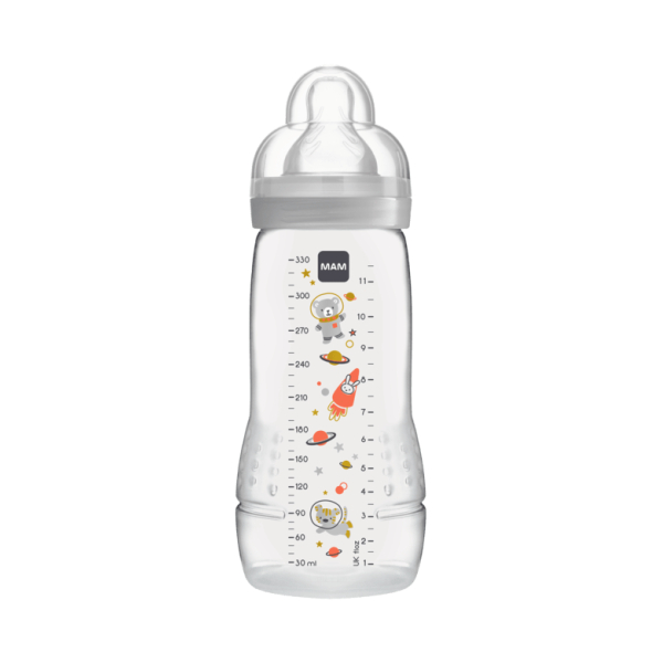 Miixi - Barn & baby / Äta & dricka / Nappflaskor - Mam - Easy Active Baby Flaska 330 ml Grå