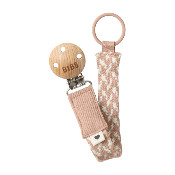 Miixi - Barn & baby / Nappar & nappband / Nappar - Bibs - Napphållare Bibs Braided Blush/Ivory