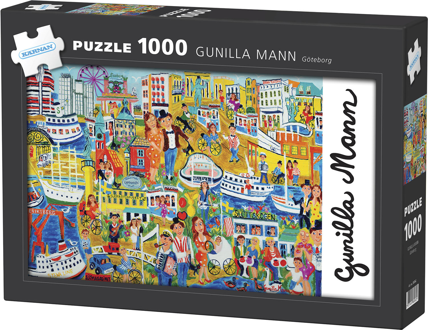 Miixi - Leksaker / Lek & lär / Spel & pussel - Kärnan - Pussel 1000 Göteborg av Gunilla Mann