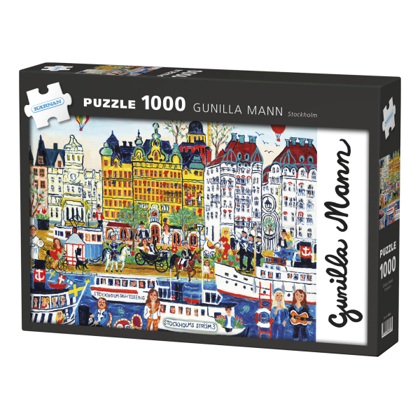 Miixi - Leksaker / Lek & lär / Spel & pussel - Kärnan - Pussel 1000 Stockholm av Gunilla Mann