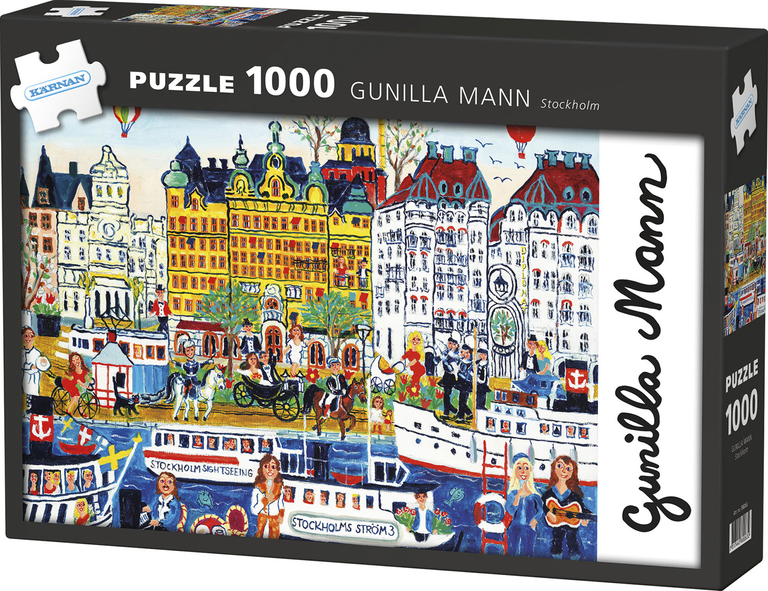 Miixi - Leksaker / Lek & lär / Spel & pussel - Kärnan - Pussel 1000 Stockholm av Gunilla Mann