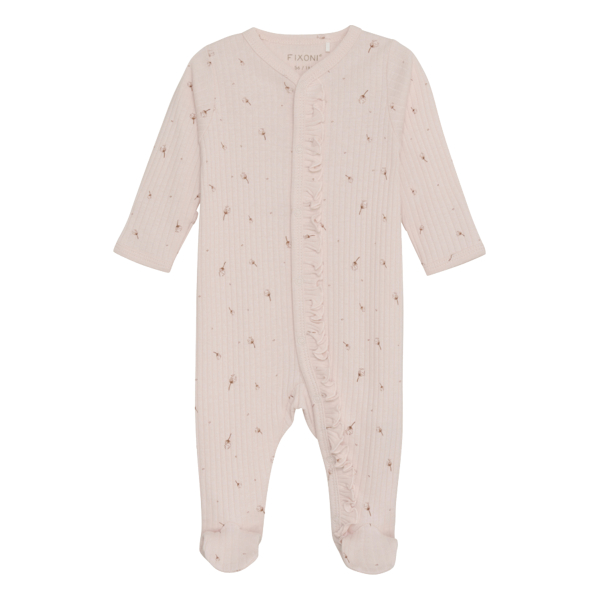 Miixi - Kläder/Pyjamas & sovkläder - Fixoni - Pyjamas Onesie Nightsuit W. Feet Rib