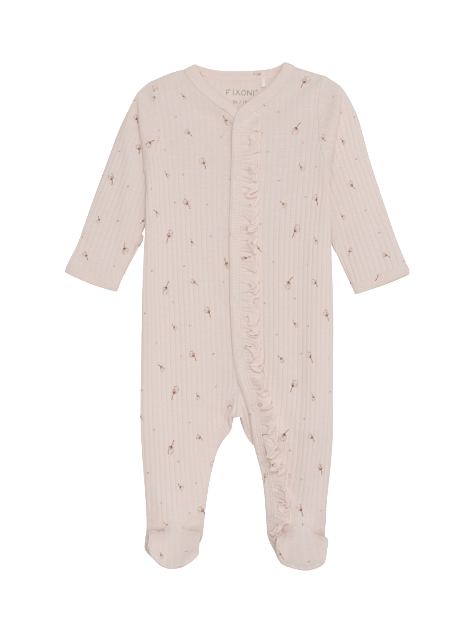 Miixi - Kläder/Pyjamas & sovkläder - Fixoni - Pyjamas Onesie Nightsuit W. Feet Rib